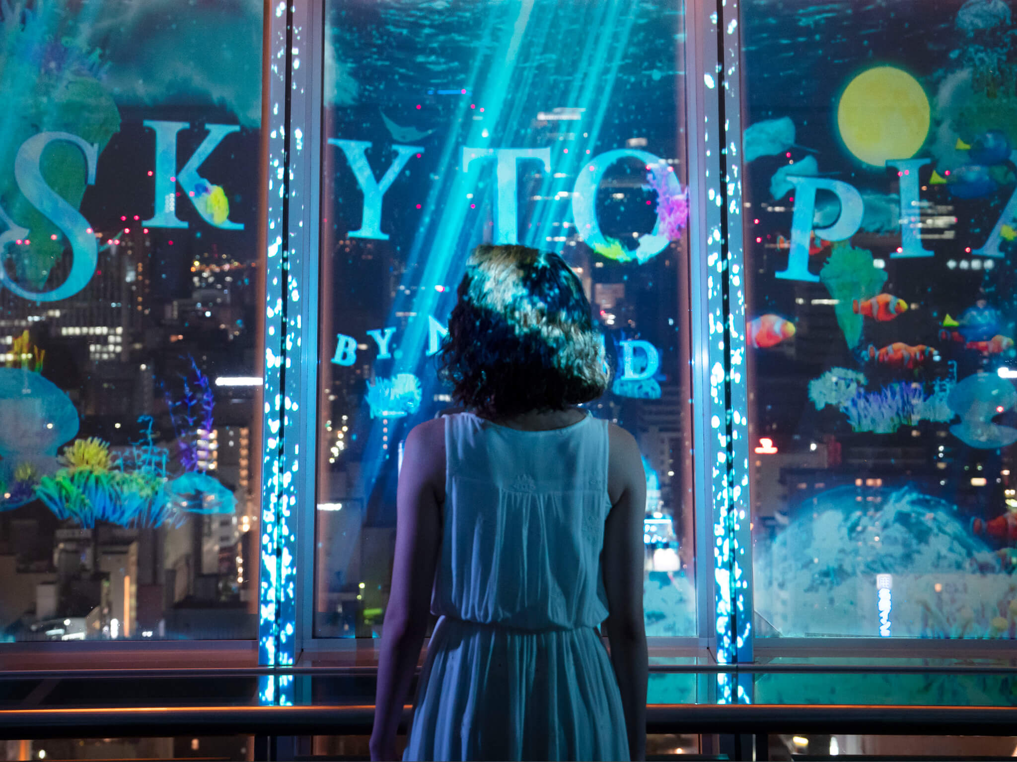 名古屋テレビ塔「SKYTOPIA BY NAKED -天空の水中都市-」