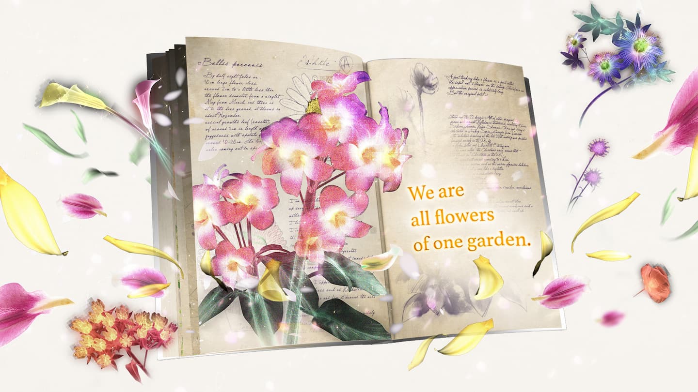 ネイキッドによるNFT第二弾は、あなただけの言葉と花が描き足せるデジタルアート作品『NAKED BIG BOOK』